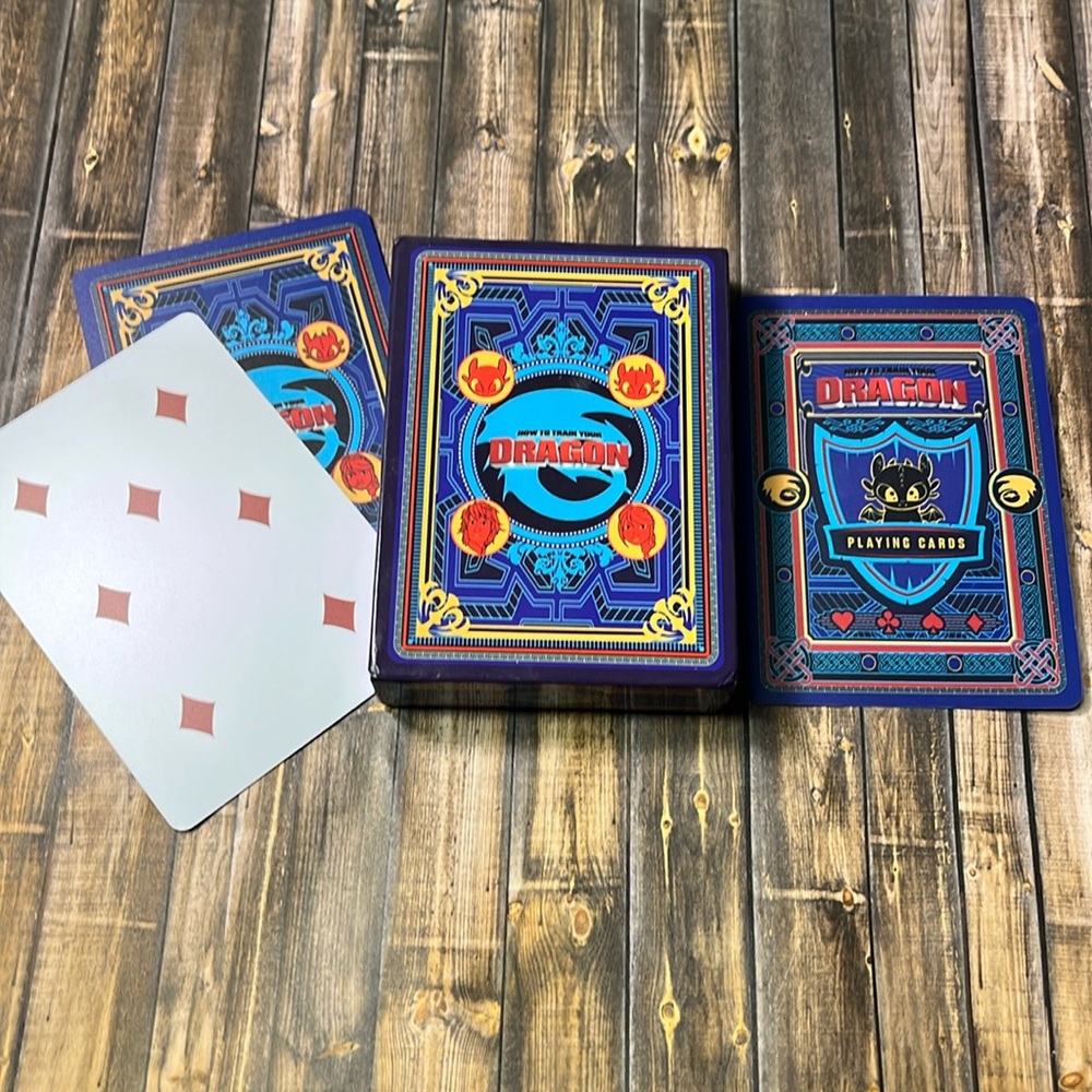 5for$10 How To Train My Dragon Standard Playing Decorative Poker Cards